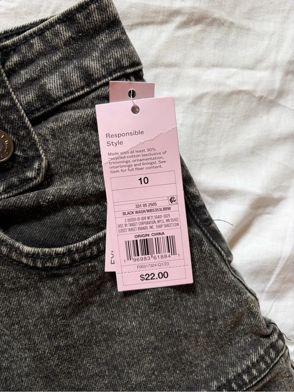 Denim Fit & Flare Mini Skirt - Picture 8 of 8